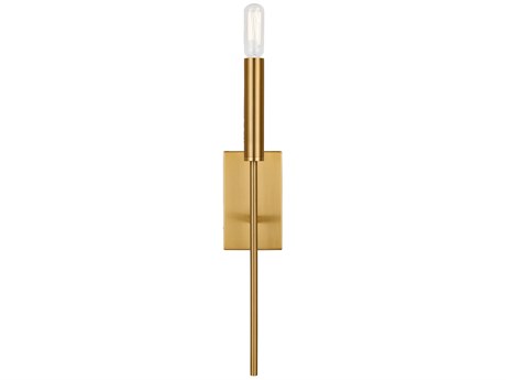 Visual Comfort Studio Brianna 1-Light Burnished Brass Wall Sconce