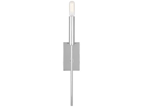 Visual Comfort Studio Brianna 1-Light Polished Nickel Wall Sconce