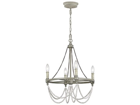 Visual Comfort Studio Beverly 4-Light Gray Candelabra Chandelier