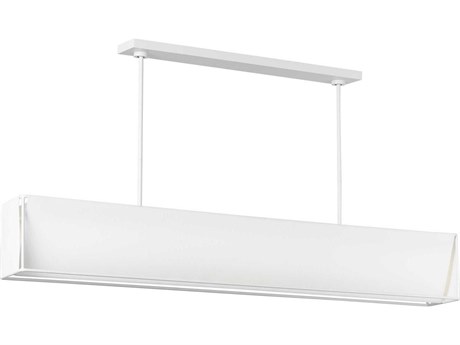 Visual Comfort Studio Velero 1-Light Soft Linen White Island Pendant