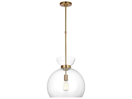 Visual Comfort Studio Londyn 1-Light Burnished Brass Pendant