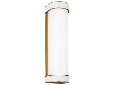 Visual Comfort Studio Monroe 1-Light Burnished Brass Vanity Light