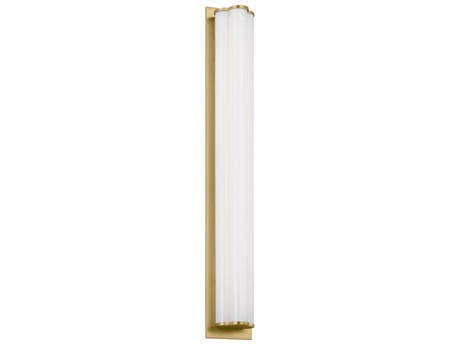 Visual Comfort Studio Freya 1-Light Burnished Brass Vanity Light
