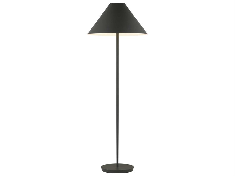 Photos - Floodlight / Street Light Visual Comfort Studio Contra Matte Charcoal Black Steel Floor Lamp KT1451MCB