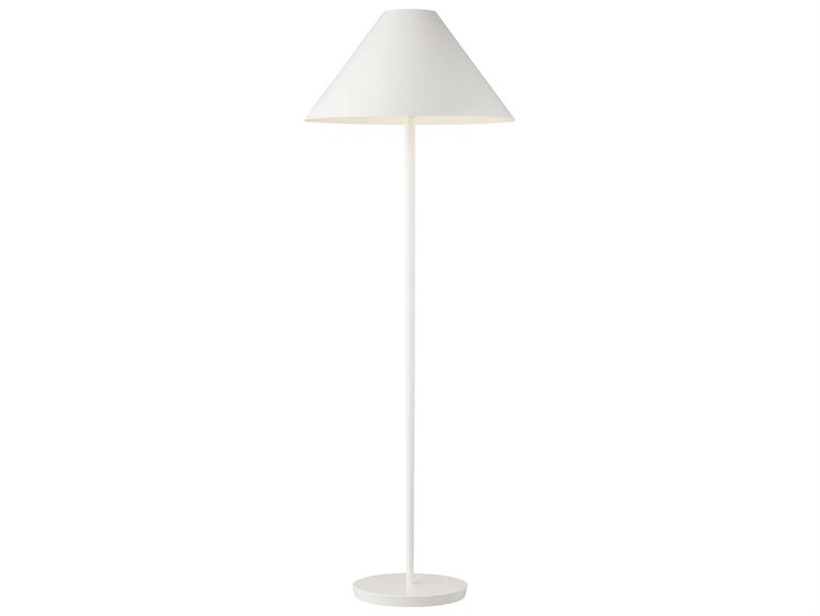 Photos - Floodlight / Street Light Visual Comfort Studio Contra Soft Linen Steel White Floor Lamp KT1451SLN