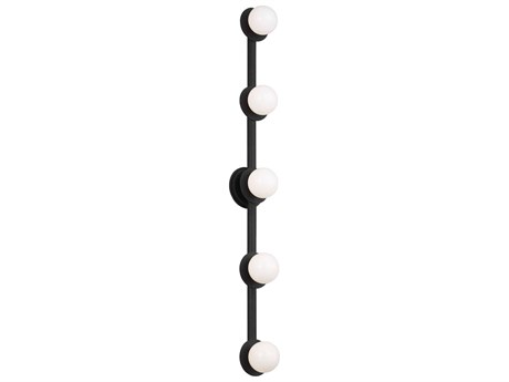 Visual Comfort Studio Nodes 5-Light Midnight Black Vanity Light