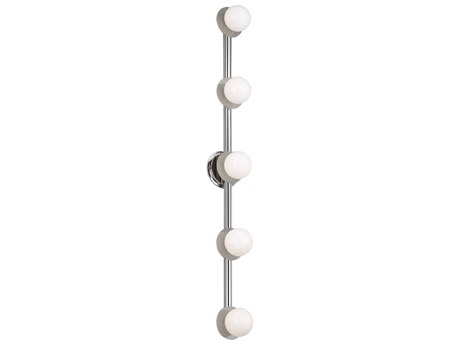 Visual Comfort Studio Nodes 5-Light Polished Nickel Vanity Light