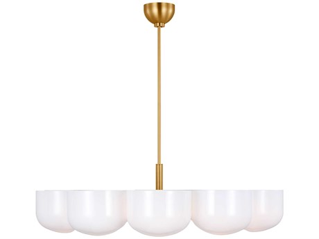 Visual Comfort Studio Cheverny 10-Light Burnished Brass Chandelier