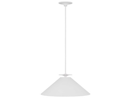 Visual Comfort Studio Cornet 1-Light Cast Plaster White Pendant