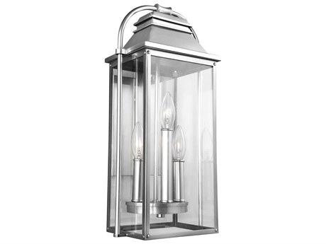 Visual Comfort Studio Wellsworth 3 - Light Outdoor Wall Light