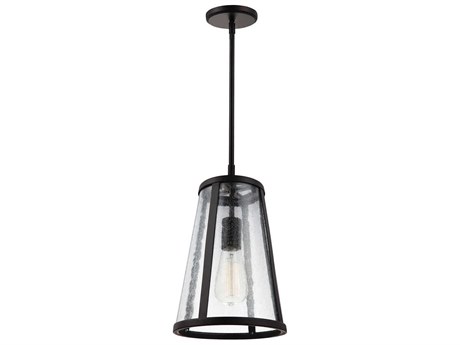 Visual Comfort Studio Harrow 1-Light Oil Rubbed Bronze Mini Pendant