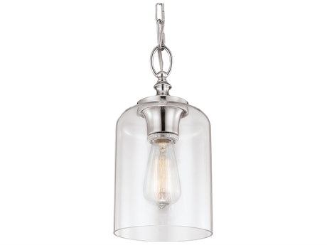 Visual Comfort Studio Hounslow 1-Light Polished Nickel Mini Pendant