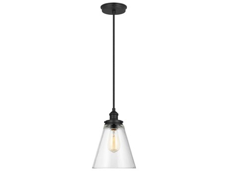 Visual Comfort Studio Baskin 1-Light Midnight Black Mini Pendant