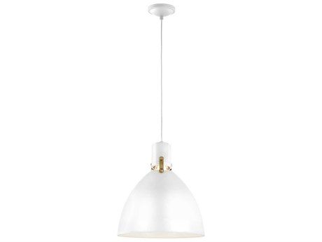 Visual Comfort Studio Brynne 1-Light Flat White Pendant