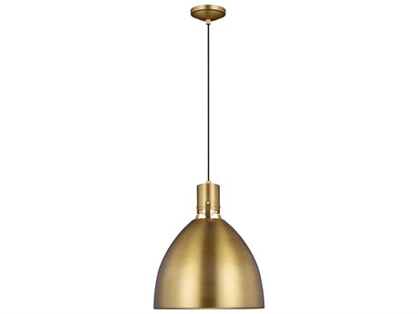Visual Comfort Studio Brynne 1-Light Burnished Brass Pendant
