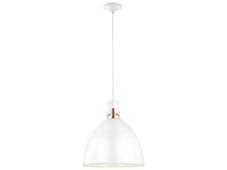 Visual Comfort Studio Brynne 1-Light Flat White Pendant