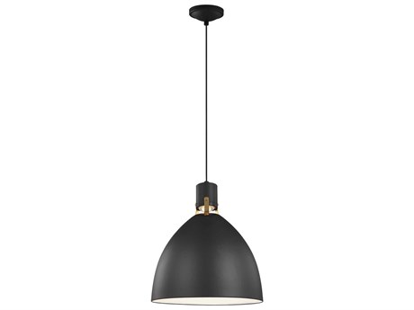 Visual Comfort Studio Brynne 1-Light Matte Black Pendant