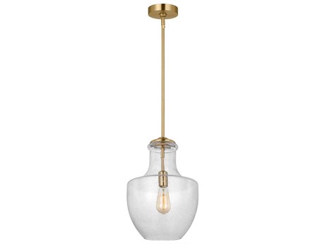 Visual Comfort Studio Baylor 1-Light Satin Brass Mini Pendant