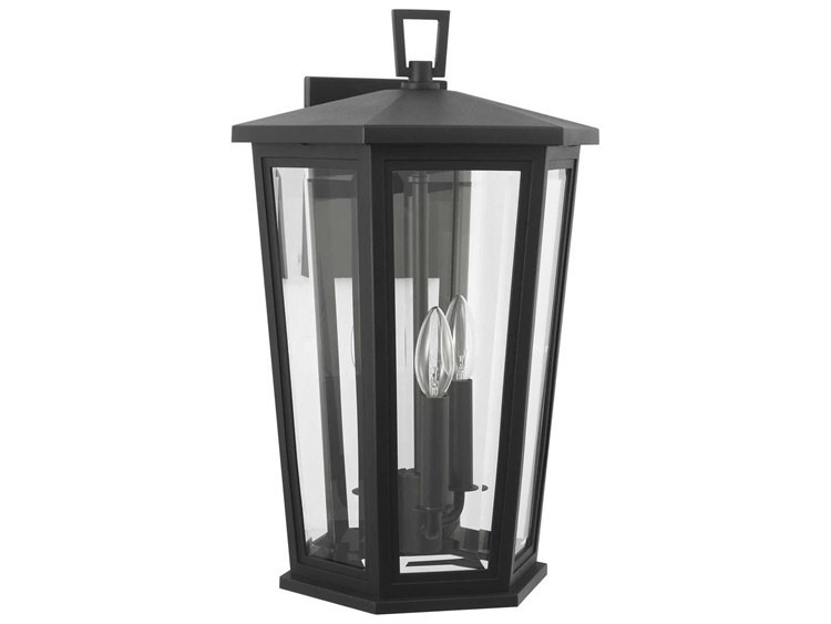 Visual Comfort Studio Witley 3-Light Outdoor Wall Light Black 2