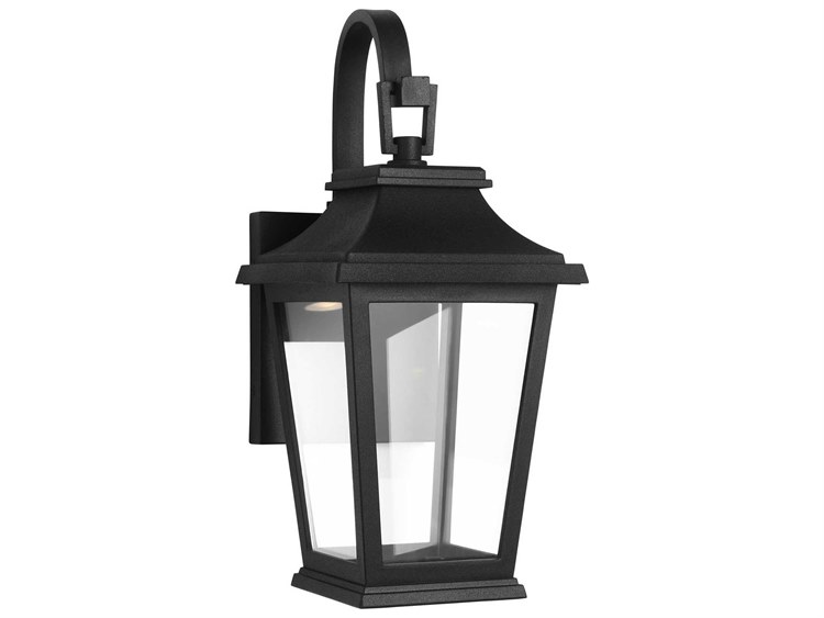 Photos - Floodlight / Street Light Comfort Visual  Studio Warren 1-Light Outdoor Wall Light in Textured Black SLO1221TXB 
