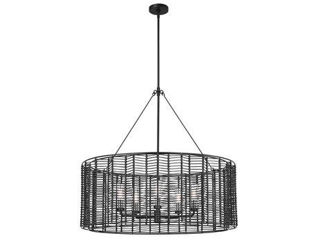 Visual Comfort Studio Winslow 5-Light Midnight Black Candelabra Chandelier