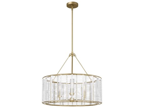 Visual Comfort Studio Winslow 3-Light Brass Candelabra Chandelier