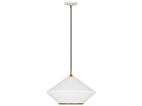 Visual Comfort Studio Stanza 1-Light Matte White Pendant