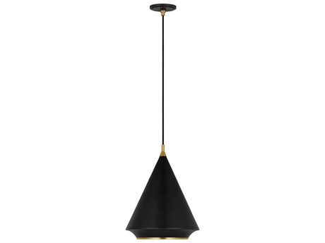 Visual Comfort Studio Stanza 1-Light Midnight Black Pendant