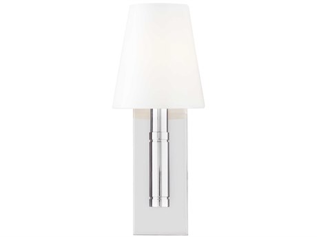 Visual Comfort Studio Beckham Classic 1-Light Polished Nickel Wall Sconce