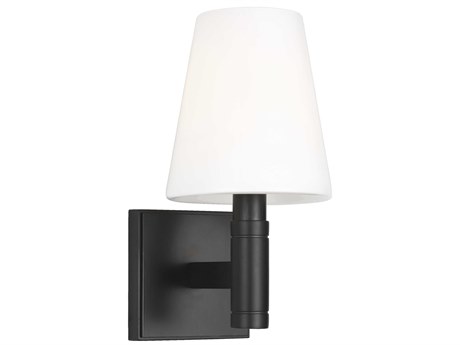 Visual Comfort Studio Beckham Classic 1-Light Aged Iron Black Wall Sconce