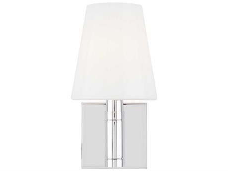 Visual Comfort Studio Beckham Classic 1-Light Polished Nickel Wall Sconce