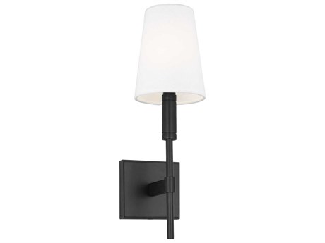 Visual Comfort Studio Beckham Classic 1-Light Aged Iron Black Wall Sconce