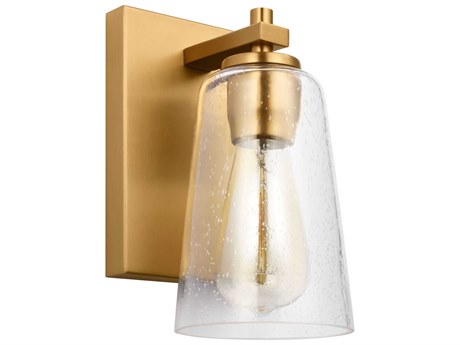 Visual Comfort Studio Mercer 1-Light Burnished Brass Wall Sconce