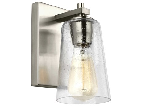 Visual Comfort Studio Mercer 1-Light Satin Nickel Wall Sconce