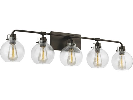 Visual Comfort Studio Clara 5-Light Oil Rubbed Bronze Vanity Light