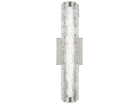 Visual Comfort Studio Cutler 1-Light Satin Nickel Wall Sconce