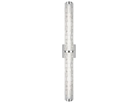 Visual Comfort Studio Cutler 1-Light Chrome Vanity Light