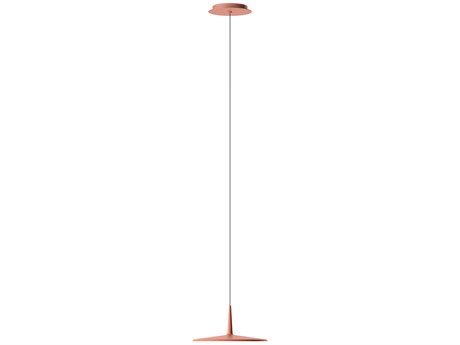 Vibia Skan 1-Light Terra Red Round Mini Pendant