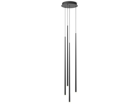 Vibia Slim Black Linear Mini Pendant