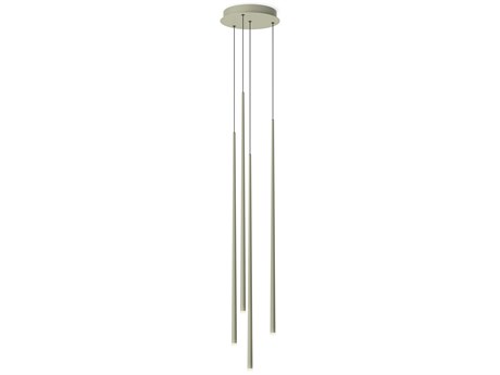 Vibia Slim Green Linear Mini Pendant