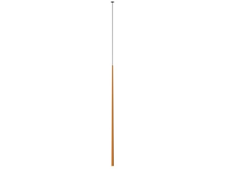Vibia Slim Ocre Orange Linear Mini Pendant
