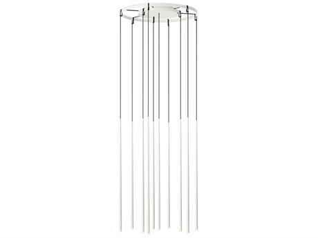 Vibia Slim White Linear Pendant