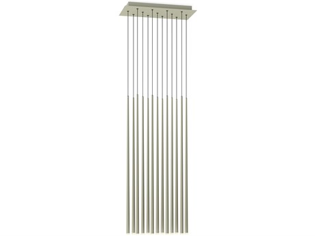 Vibia Slim Green Linear Island Pendant