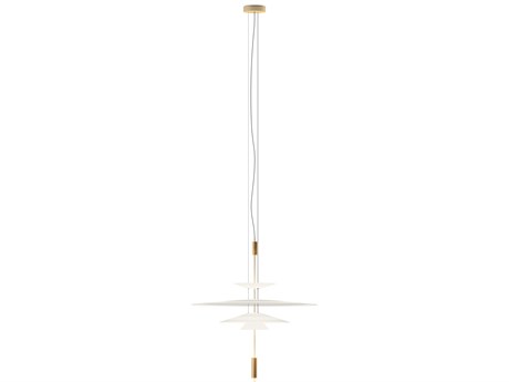 Vibia Flamingo 3-Light Gold Pendant
