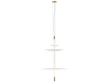 Vibia Flamingo 3-Light Gold Pendant