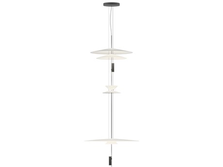 Vibia Flamingo 4-Light Graphite Gray Pendant