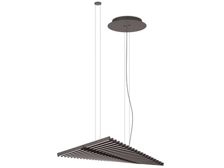 Vibia Rhythm 20-Light Brown Linear Island Pendant