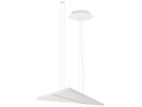 Vibia Rhythm 20-Light Off White Linear Island Pendant