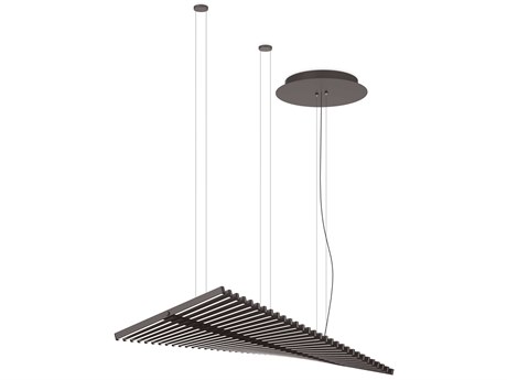 Vibia Rhythm 30-Light Brown Linear Island Pendant