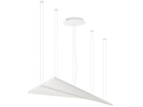 Vibia Rhythm 40-Light Off White Linear Island Pendant
